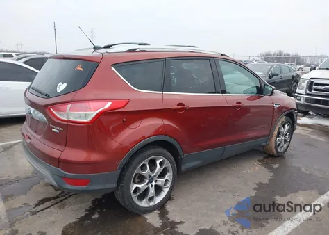 2014 Ford Escape Titanium z USA, uszkodzony, nr VIN 1FMCU9J97EUB42442